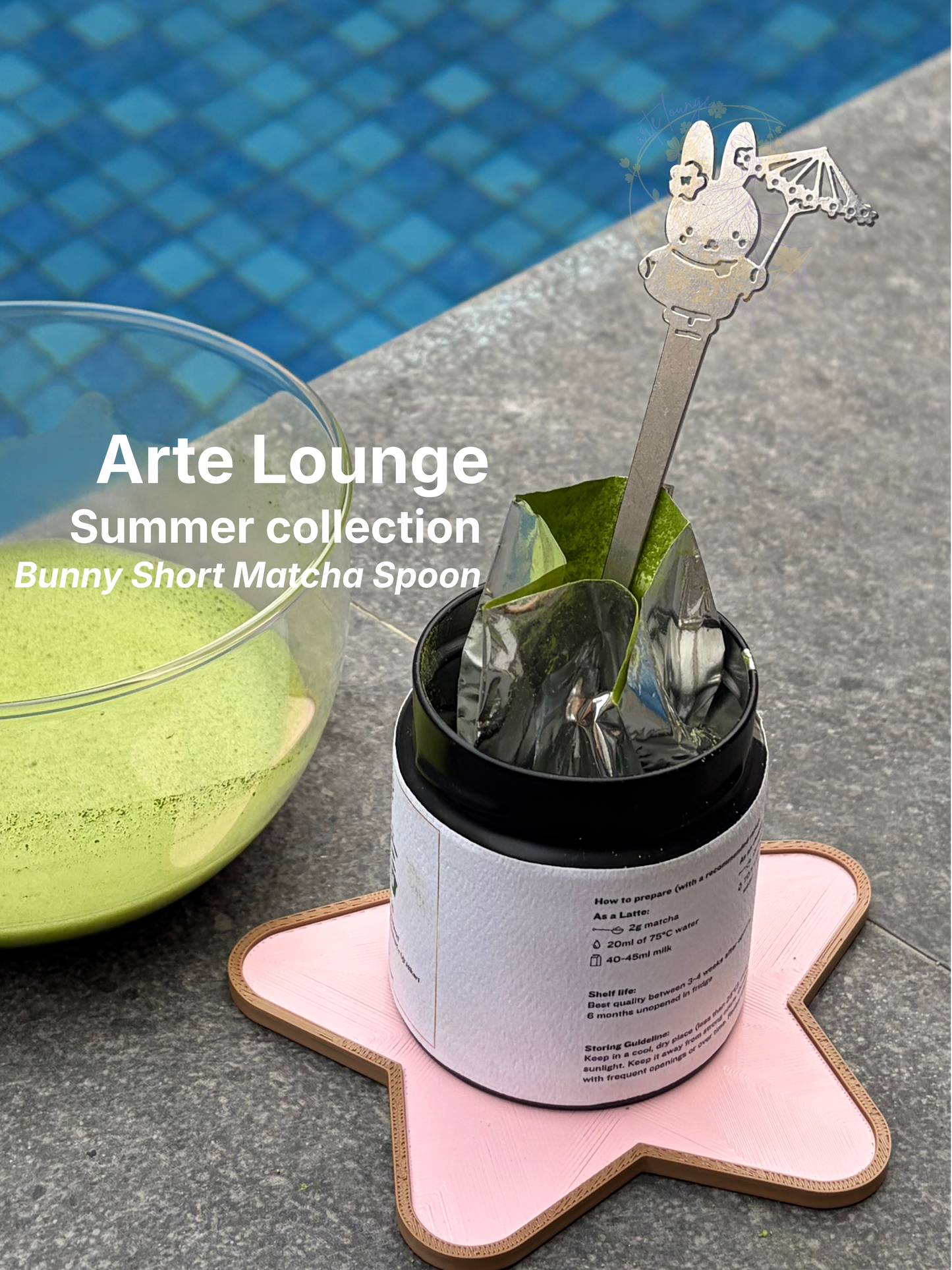 Bunny Chasaku Spoon | Stainless Steel Matcha Spoon