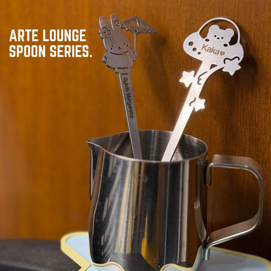 Cosmo Bear Chasaku Spoon | Stainless Steel Matcha Spoon