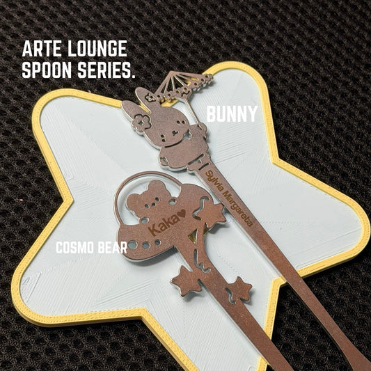 Cosmo Bear Chasaku Spoon | Stainless Steel Matcha Spoon