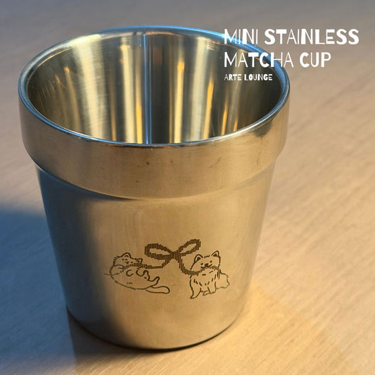 Mini Stainless Cup for Matcha Fur Babies Series free engrave name 150ml